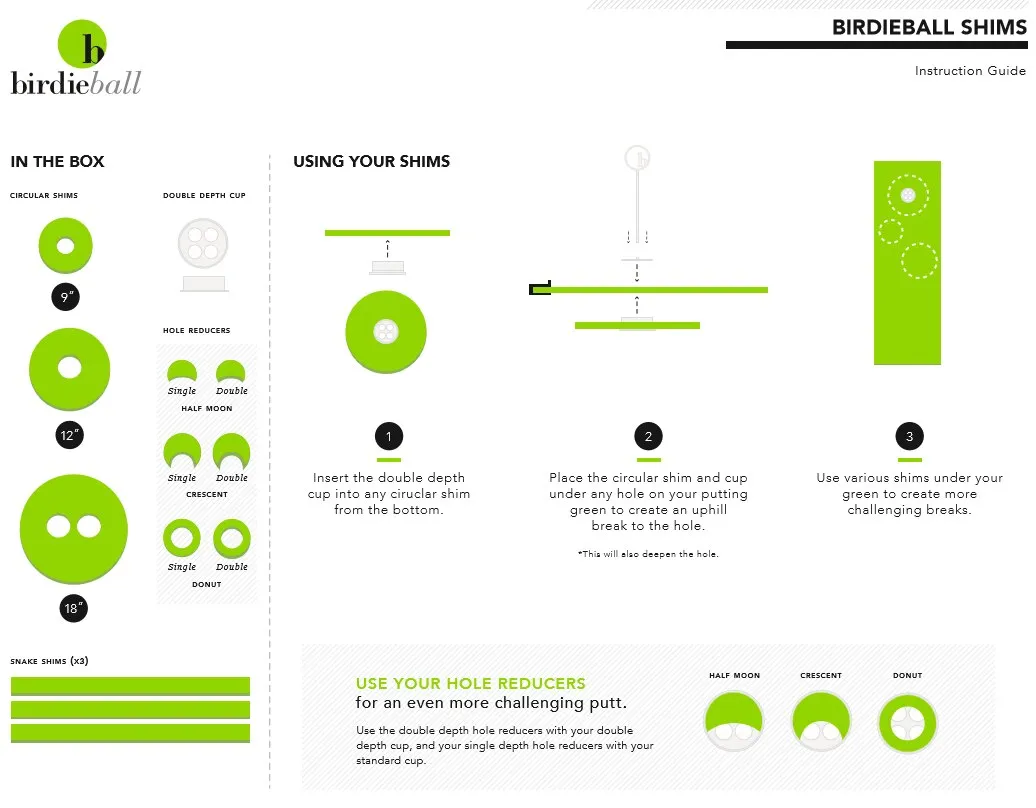 The Bigger-is-Better Ultimate Putting Package (4' x 20'- 4' x 30')