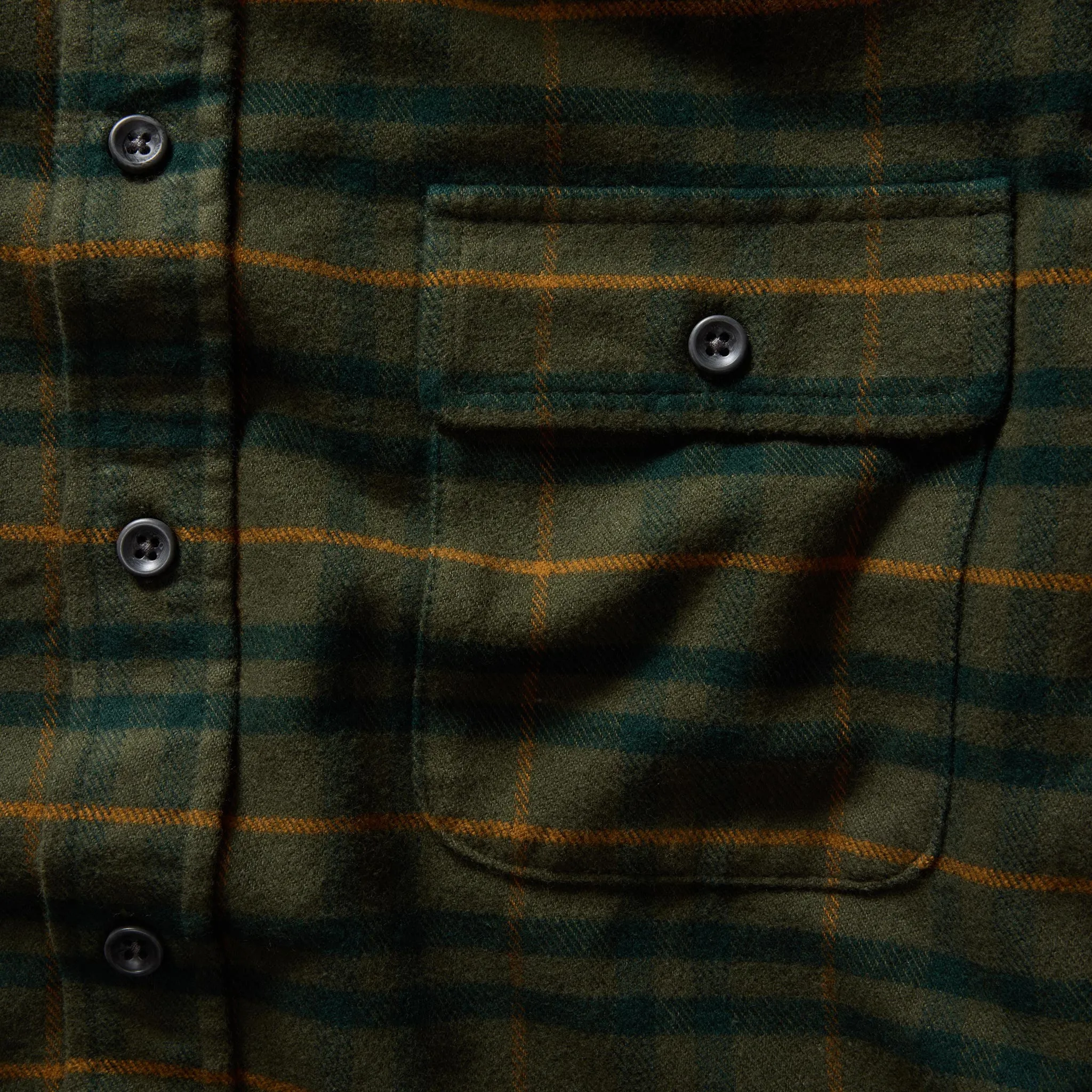 The Yosemite Shirt in Dark Forest Plaid