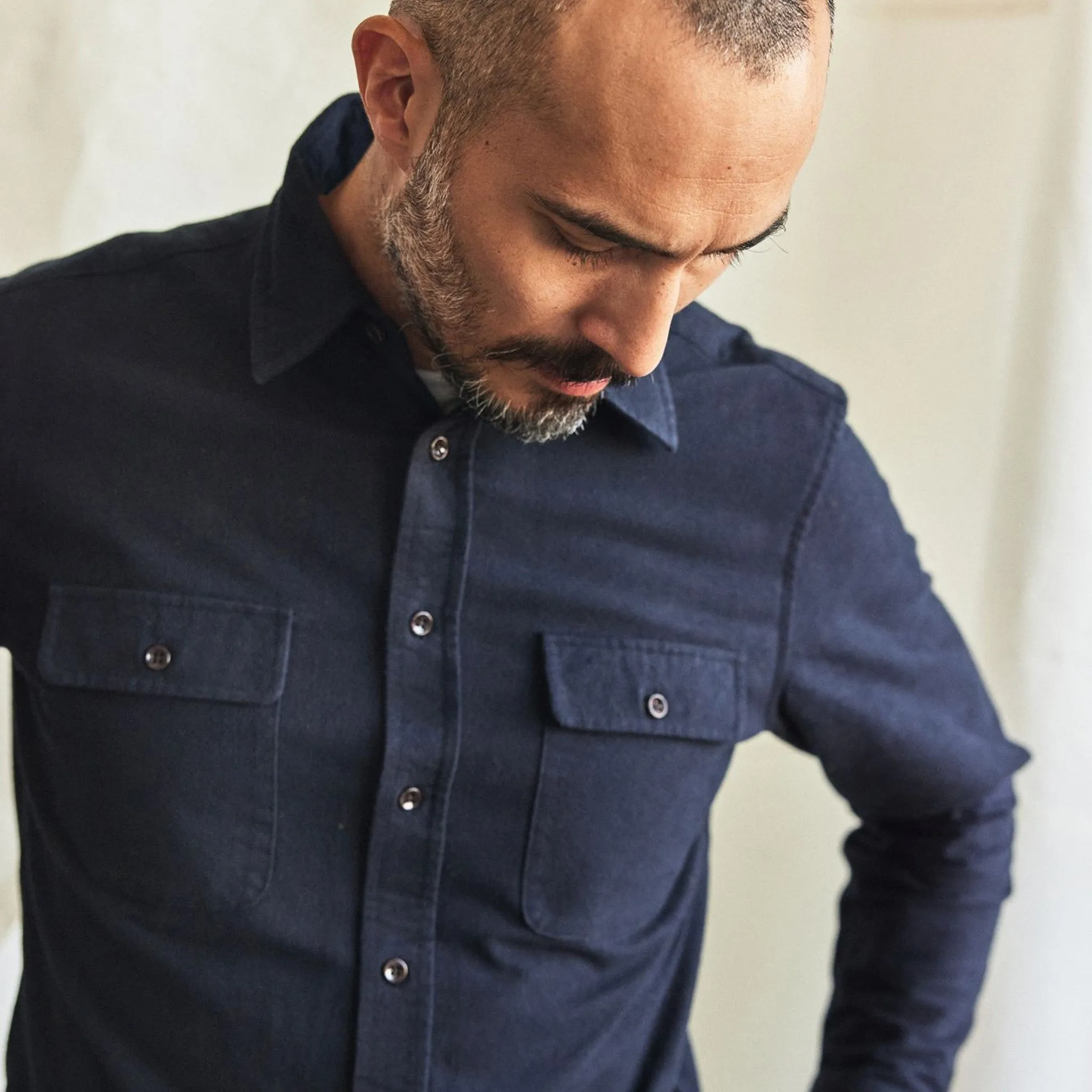 The Yosemite Shirt in Dark Navy