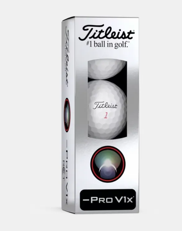 Titleist Pro V1X Left Dash RCT Dozen