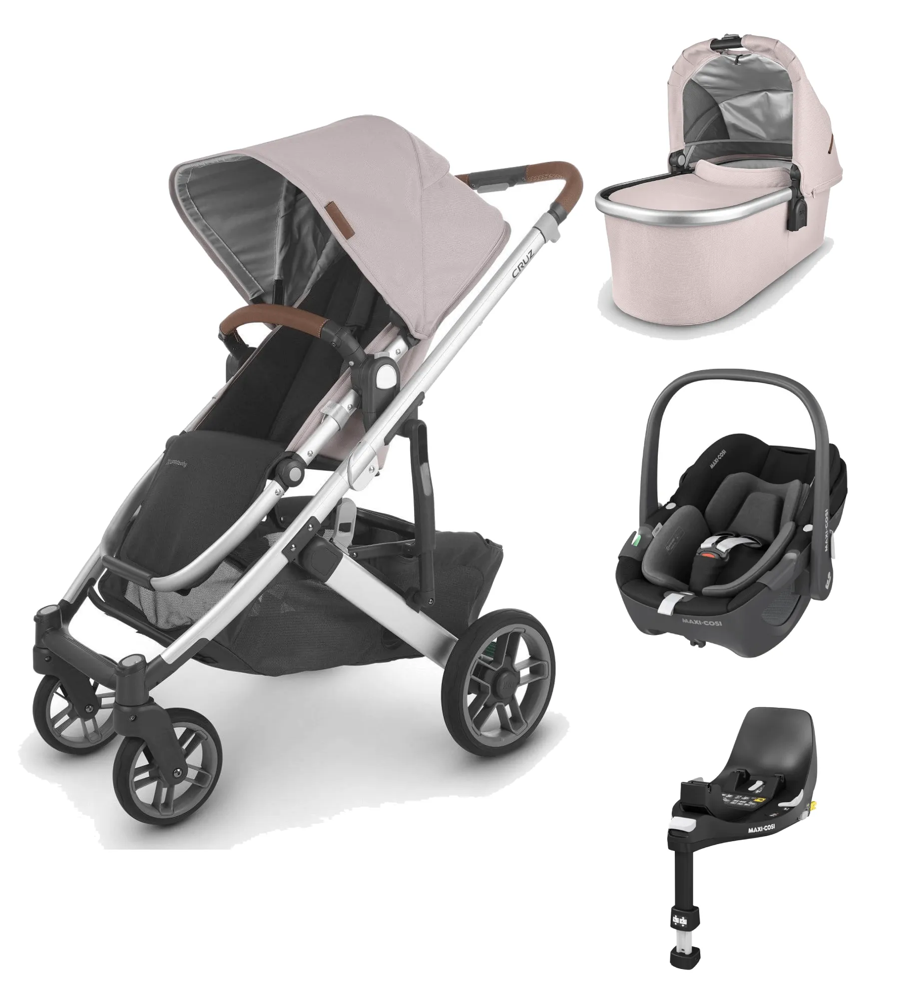 UPPAbaby Cruz V2 with Pebble 360 Car Seat and Base - Alice