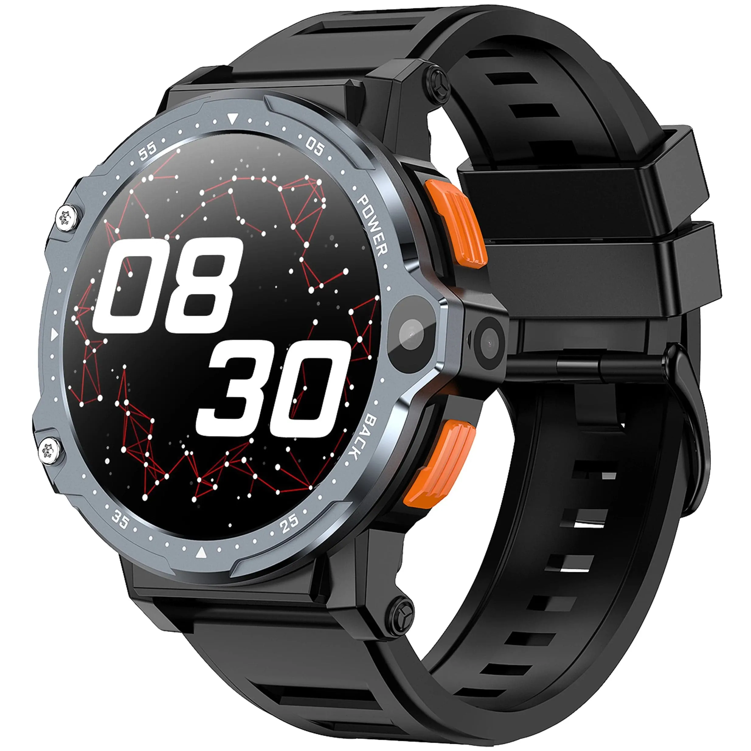 VALDUS 4G Android Smart Watch RAM 4GB ROM 64GB GPS WIFI Dual Video Camera PG999 Sim Card Round Phone Mobile Smartwatch