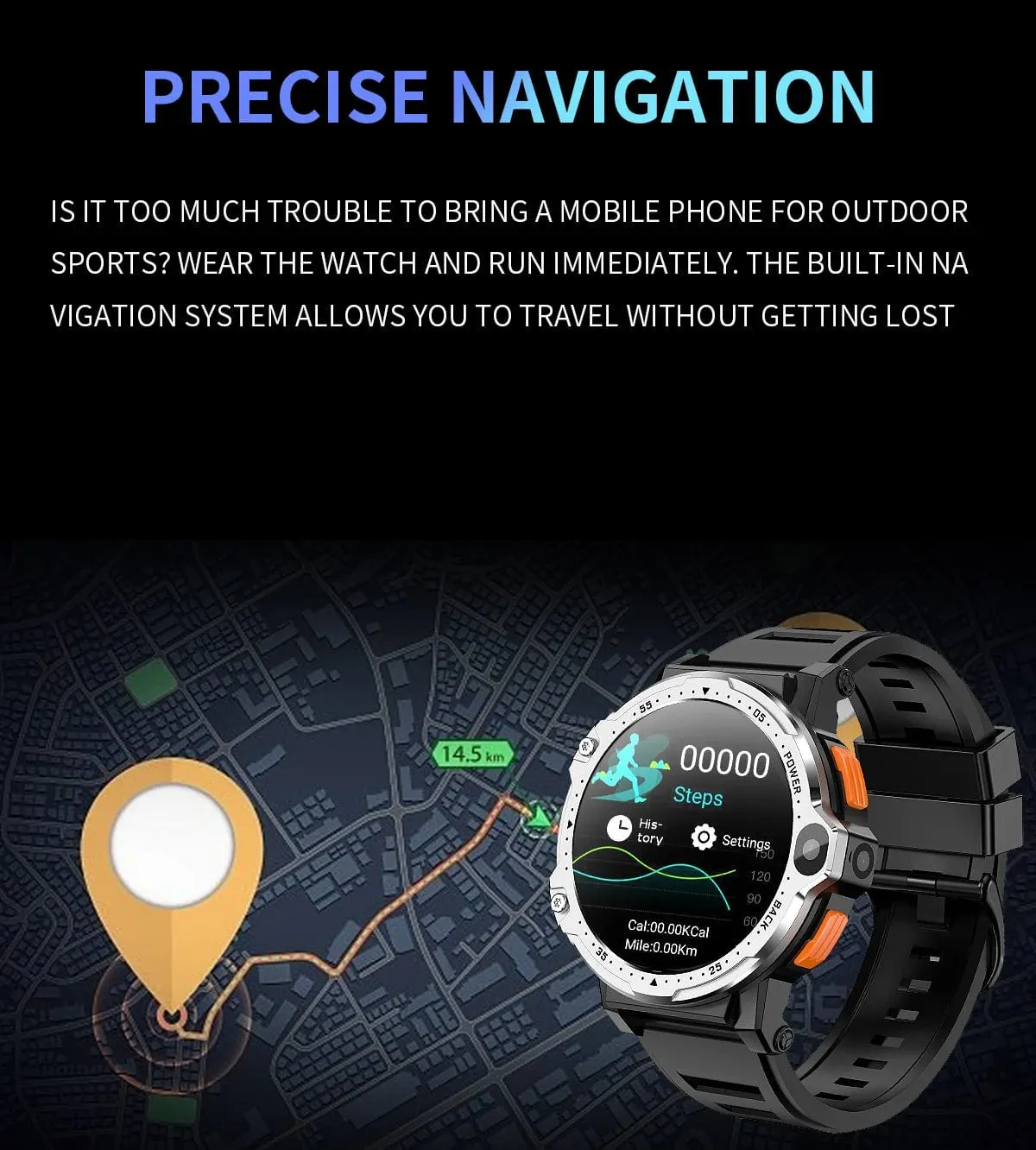 VALDUS 4G Android Smart Watch RAM 4GB ROM 64GB GPS WIFI Dual Video Camera PG999 Sim Card Round Phone Mobile Smartwatch