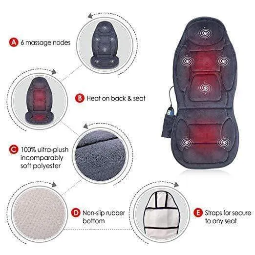 Vibration Massage Seat Cushion with Heat- 262P